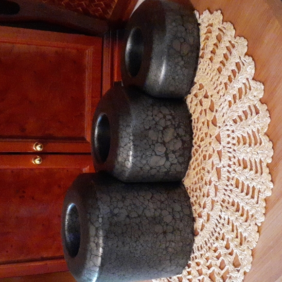*VINTAGE* PARTYLITE "STEPPING STONES" TEALIGHT HOLDERS P7168 - Picture 5 of 13
